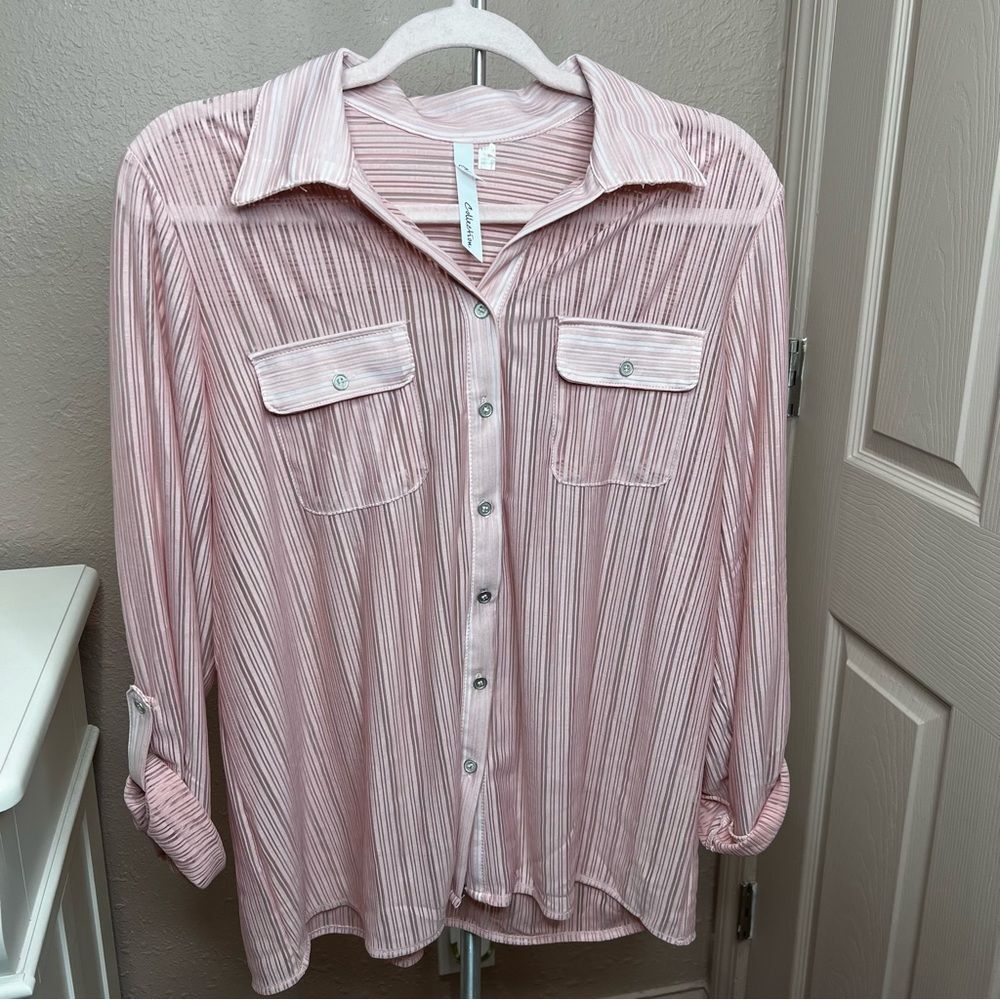 NY Collection Button Down - Picture 2 of 15